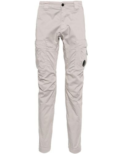 C.P. Company Lens-detail Cargo Trousers - Grey