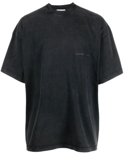 Balenciaga バレンシアガ Strike 1917 Tシャツ - ブラック