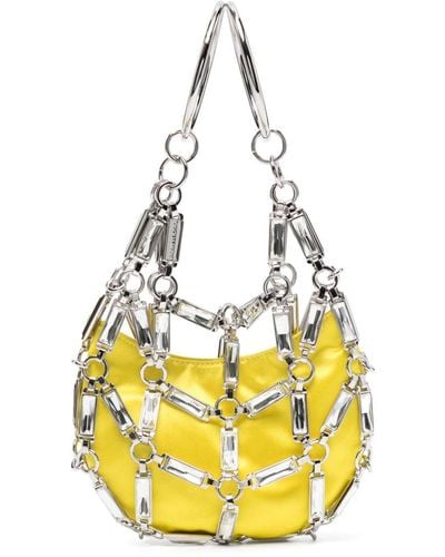 DSquared² Cage Crystal-embellished Bag - Metallic