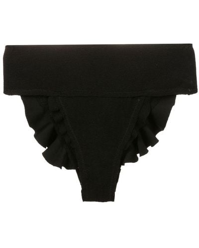 Clube Bossa Jasper High-waist Bikini Bottoms - Black