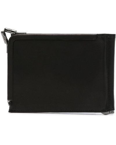 discord Yohji Yamamoto Cartera con logo en relieve - Negro