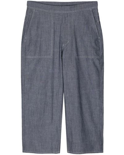 Alpha Industries Straight-leg Cotton Pants - Blue