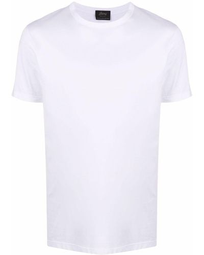 Brioni Klassisches T-Shirt - Weiß