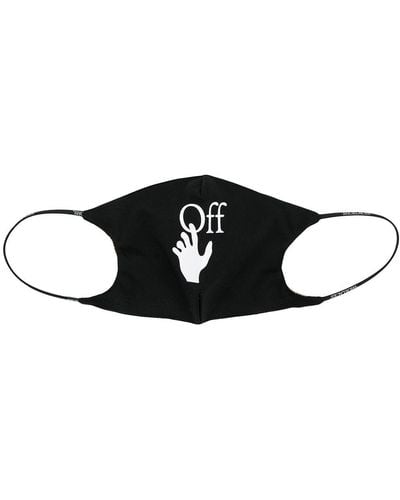 Off-White c/o Virgil Abloh Hand Logo Face Mask - Black