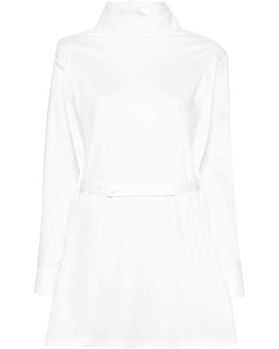 Issey Miyake Camisa Voile - Blanco