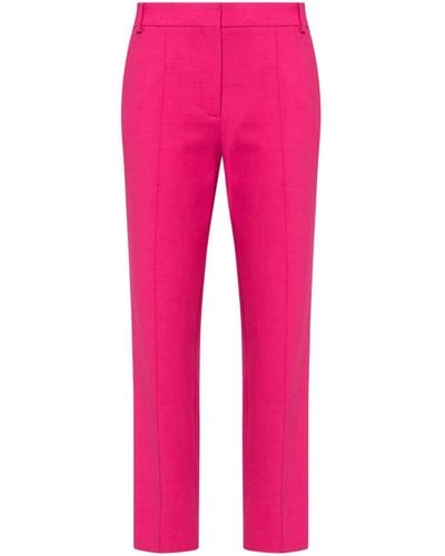Ba&sh Pantalones texturizados tapered - Rosa