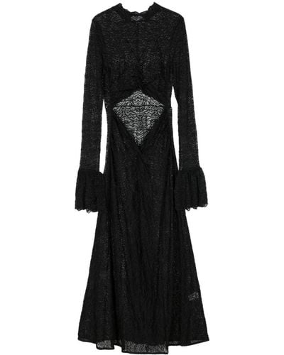 Beaufille Emmeline Lace Maxi Dress - Black