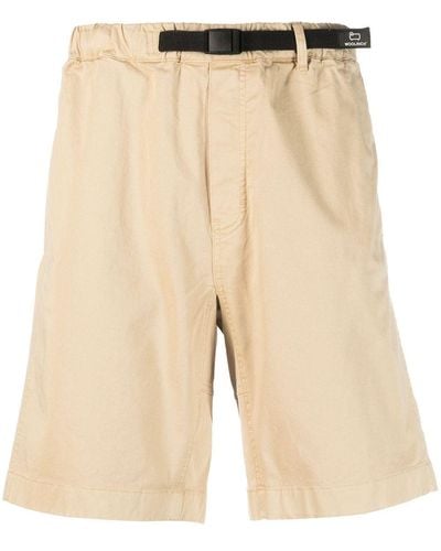 Woolrich Waist-strap Shorts - Natural