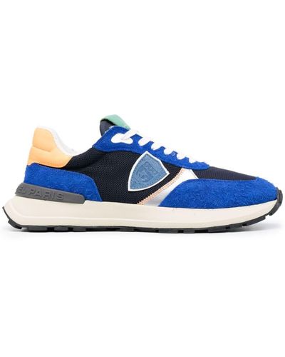Philippe Model Antibes Leather Low-top Sneakers - Blue