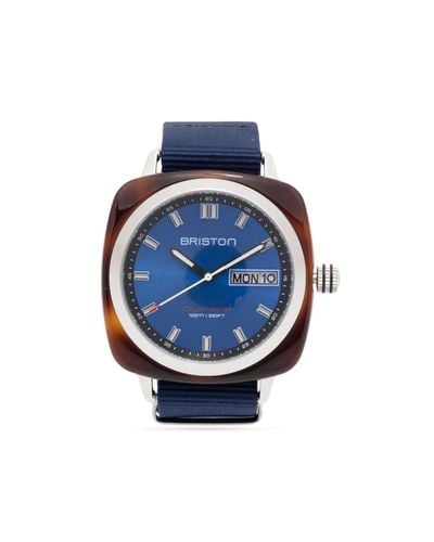 Briston Reloj Clubmaster Sport de 42 mm - Azul
