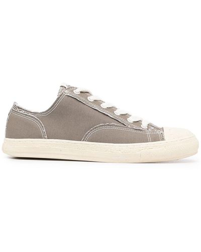 Maison Mihara Yasuhiro General Scale Contrast-stitch Sneakers - Brown