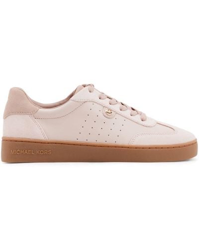 Michael Kors Scotty Leather Trainers - Pink