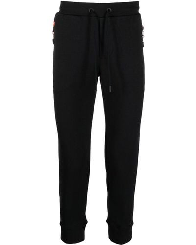 Paul & Shark Drawstring Organic Cotton Track Trousers - Black