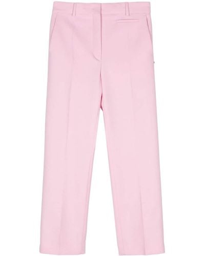 Sportmax Pressed-crease Trousers - Pink