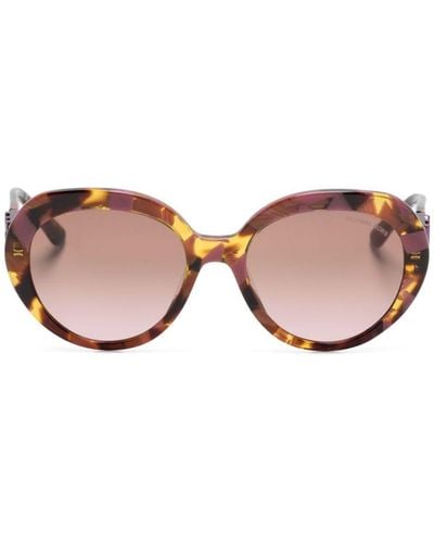 Michael Kors San Lucas Round-frame Sunglasses - Pink