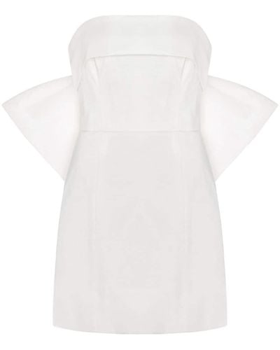 Rachel Gilbert Robe courte Birdie - Blanc