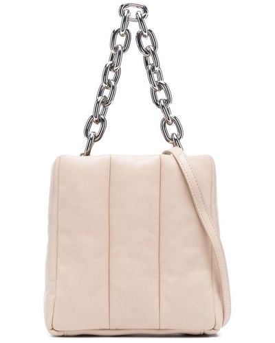 Stand Studio Quilted Chain-link Tote Bag - Natural