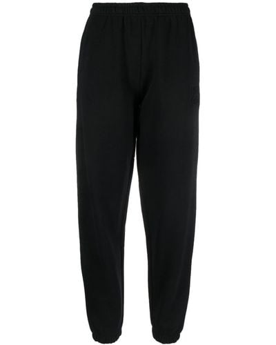 HUGO Pantalones de chándal ajustados con logo - Negro