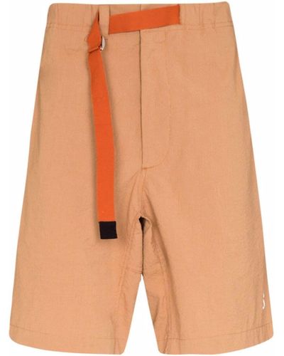KENZO Shorts Met Logoprint - Oranje