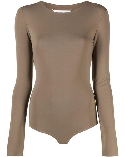 Maison Margiela Long-sleeve Bodysuit - Brown