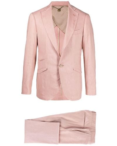 Maurizio Miri Vincent Single-breasted Suit - Pink