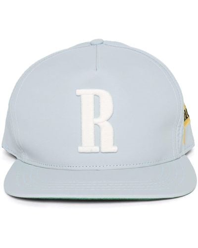 Rhude Logo-embroidered Cotton Cap - Gray