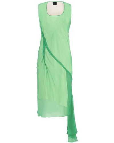 Givenchy Vestido con volantes - Verde