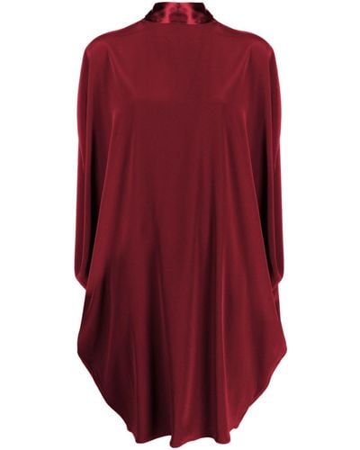 Gianluca Capannolo High-neck Draped Dress - Red