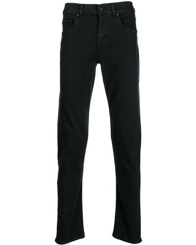 7 For All Mankind Slimmy Tapered Jeans - Black