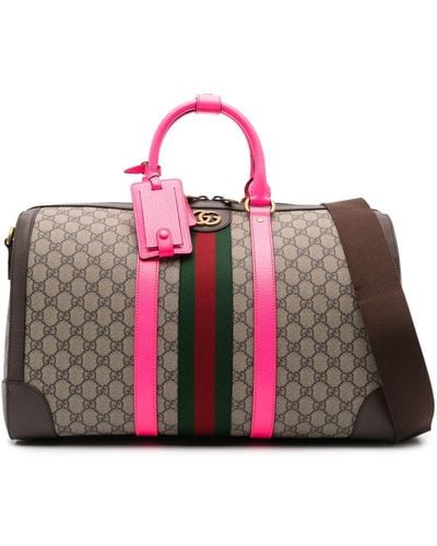 Gucci Medium Savoy Travel Bag - Pink