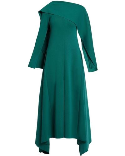 Chats by C.Dam Cape Maxi Dress - Green