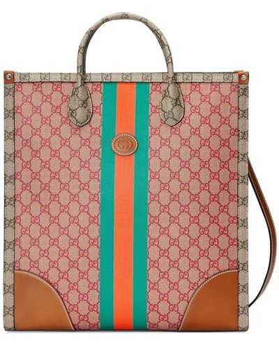 Gucci GG Damier-jacquard Tote Bag - Multicolour