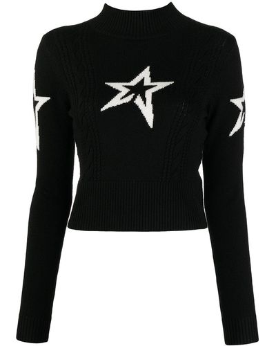 Perfect Moment Jersey de punto de ochos con logo - Negro