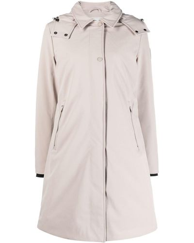 Woolrich Firth Hooded Parka Coat - Natural