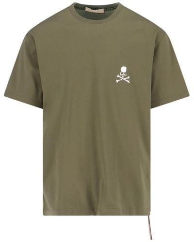 MASTERMIND WORLD Graphic-print Cotton T-shirt - Green