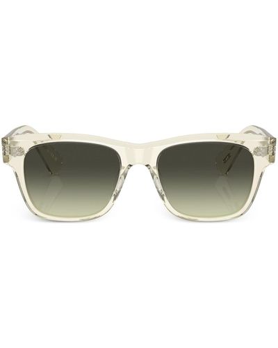 Oliver Peoples Birell Square-frame Sunglasses - Green