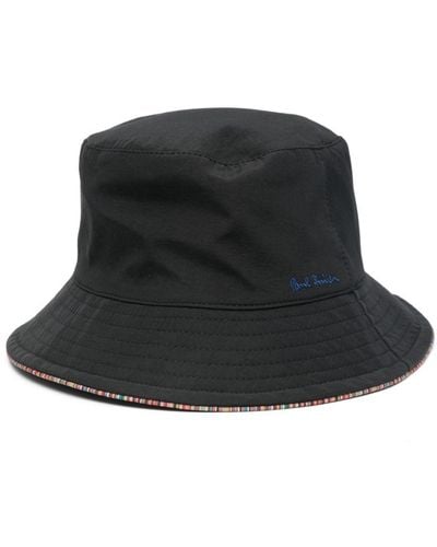 Paul Smith Reversible Bucket Hat - Black