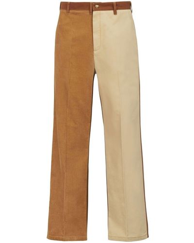 Marni X Carhartt Broek Met Colourblocking - Naturel