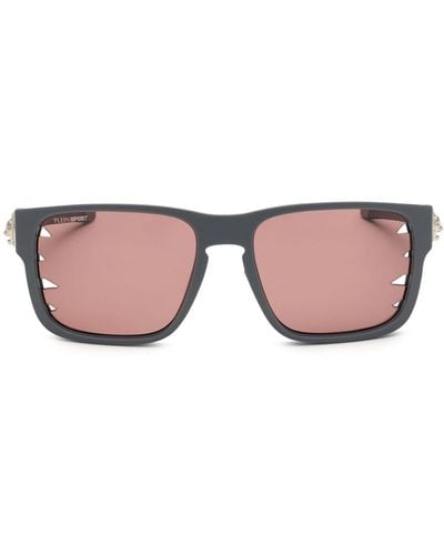 Philipp Plein Gafas de sol con montura cuadrada - Rosa