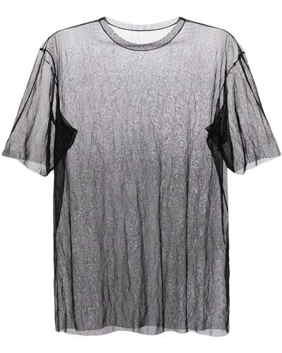 JNBY Transparent Short-sleeve T-shirt - Gray