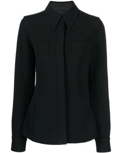 Victoria Beckham ポインテッドカラー シャツ - ブラック