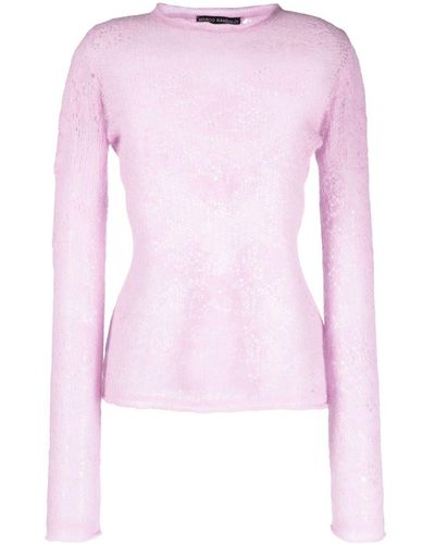 Marco Rambaldi Schmales Sweatshirt - Pink