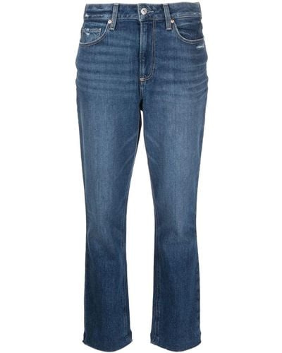 PAIGE Cropped Jeans - Blauw
