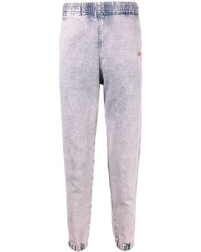 DIESEL Acid-wash jogger Jeans - Grey