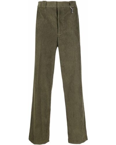 Helmut Lang Corduroy Straight-leg Trousers - Green