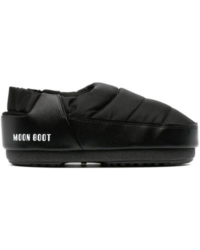 Moon Boot Zapatos slippers con banda elástica - Negro