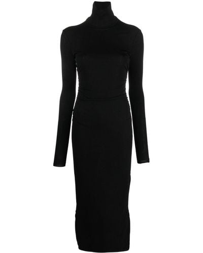 Nanushka Cardia メッシュジャージー ドレス - ブラック