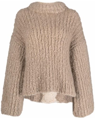 Tuinch Chunky High Neck Sweater - Multicolor