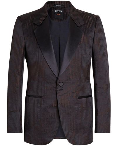 ZEGNA Blazer con botón - Negro