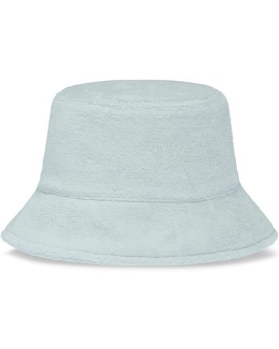 Miu Miu Logo-patch Bucket Hat - Blue